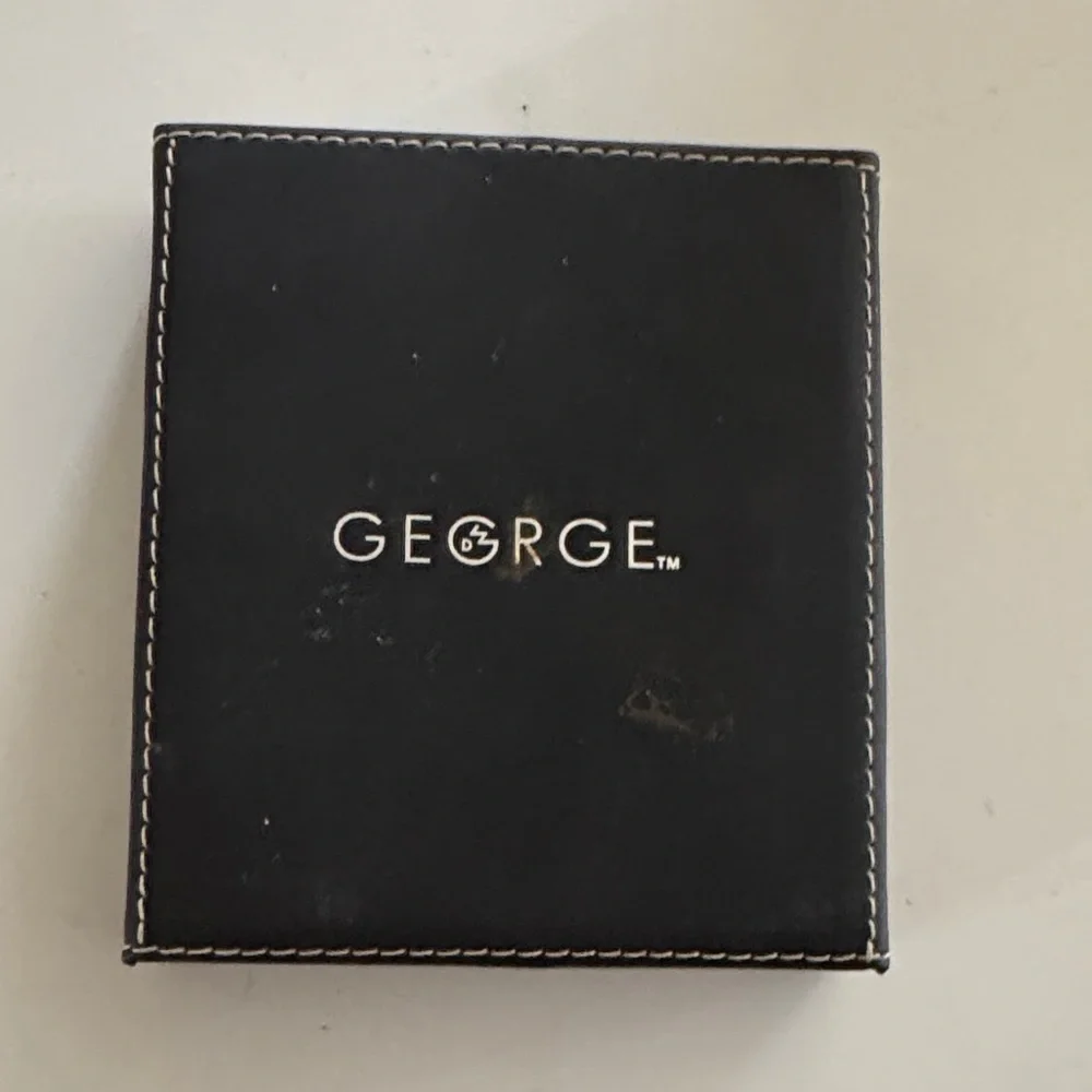 George Brown Leather Trifold Wallet